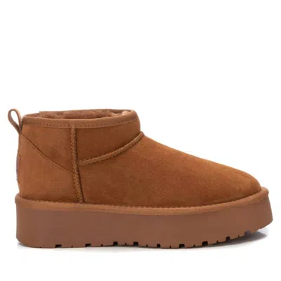 Xti Womens Winter Booties In Camel In Brown