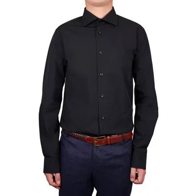 Cavalli Class Long-sleeve Button-fastening Shirt In Black