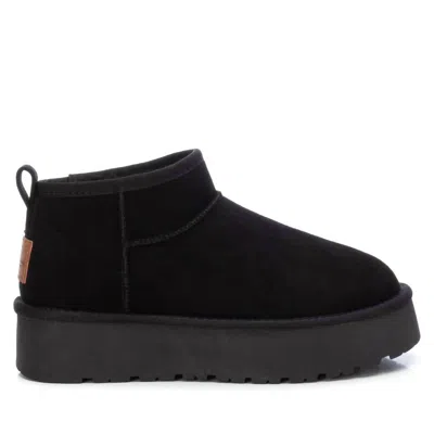 Xti Womens Winter Booties In Black In Black