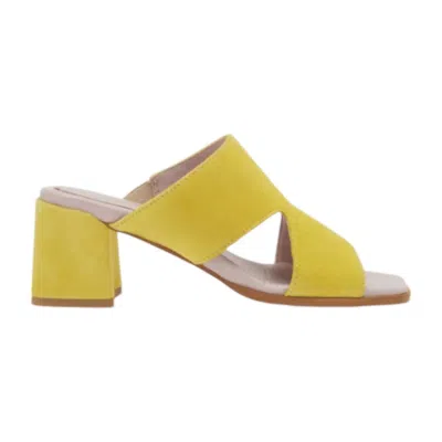 The Flexx Femie Slide Sandal In Yellow
