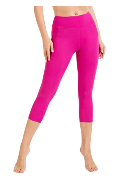 Rae Mode Athleisure Leggings With Pockets In Hot Pink In Pink