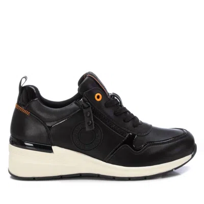 Xti Women's Wedge Sneakers In Khaki In Black