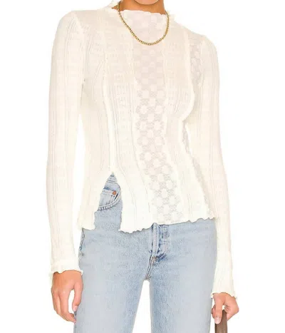 Free People Lula Top In Gardenia In White