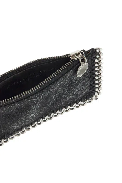 Stella Mccartney Falabella Card Holder In Black