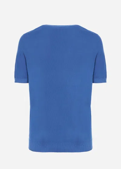 Malo Maglia Girocollo In Jersey Di Lino