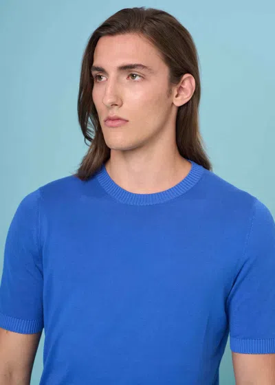 Malo Maglia Girocollo In Jersey Di Lino