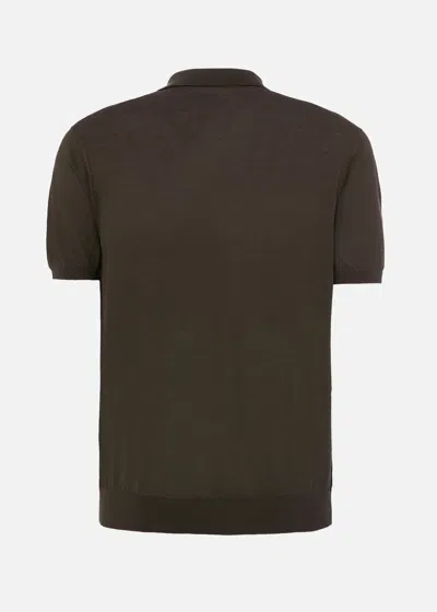 Malo Brown Short-sleeved Polo Shirt