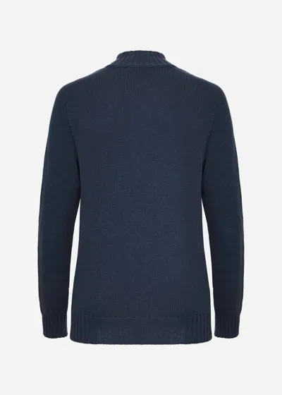 Malo Bomber Jacket In Organic Cotton And Cashmere