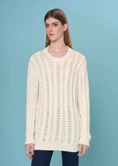 Malo Unisex Crew Neck Sweater In Cashmere And Cotton