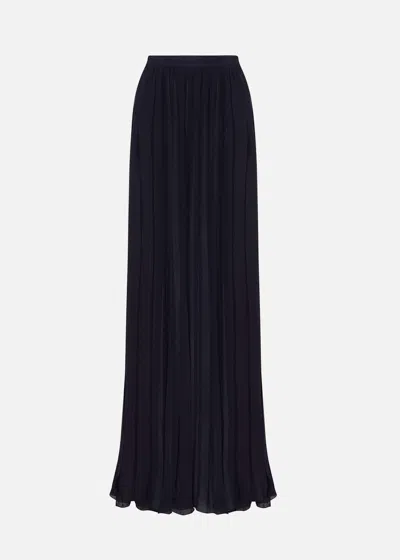 Malo Long Pleated Skirt