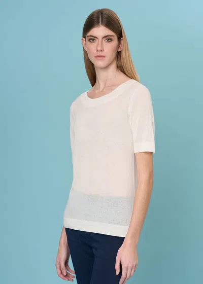 Malo Maglia Scollo A Barca In Super Soft Cashmere