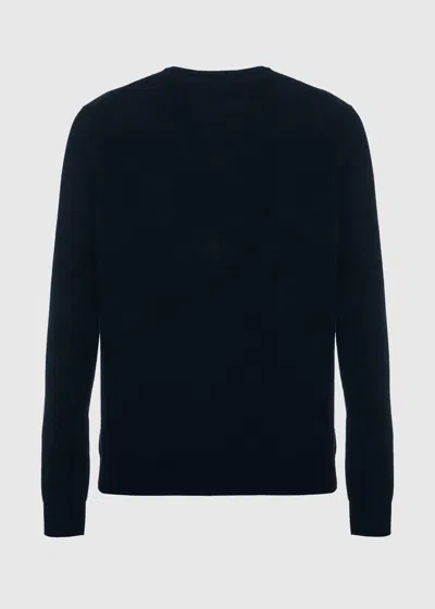 Malo Maglia Girocollo In Cashmere E Seta