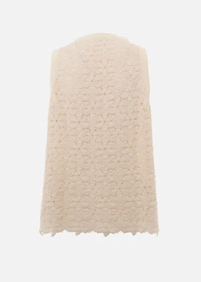 Malo Macramé Cotton Tank Top