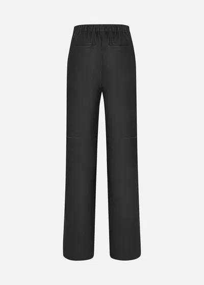 Malo Pantalone Palazzo In Pelle