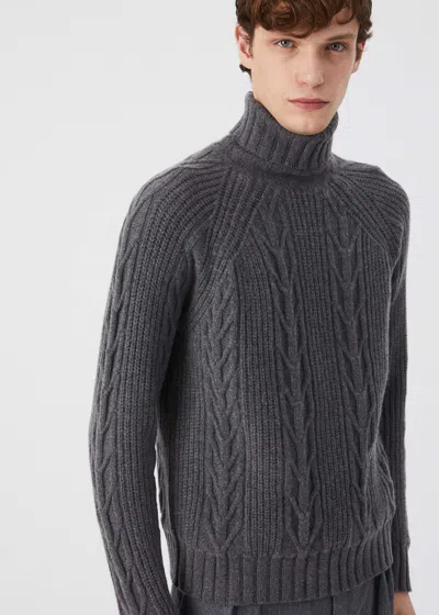 Malo Maglia Collo Alto In Cashmere Rigenerato