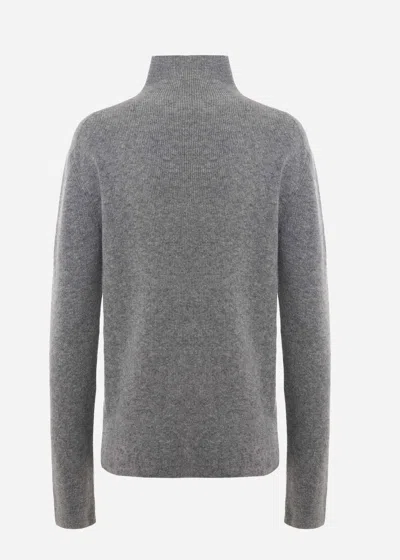 Malo High-neck Sweatshirt In A Virgin Wool Blend