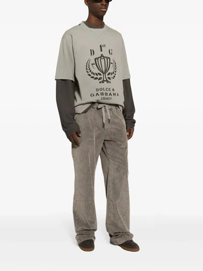 Dolce & Gabbana Logo-print Cotton T-shirt