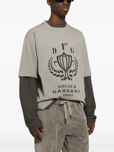 Dolce & Gabbana Logo-print Cotton T-shirt
