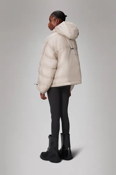 Rains Kevo Vision Puffer Jacket In Dune