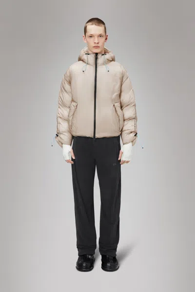 Rains Kevo Vision Puffer Jacket In Dune