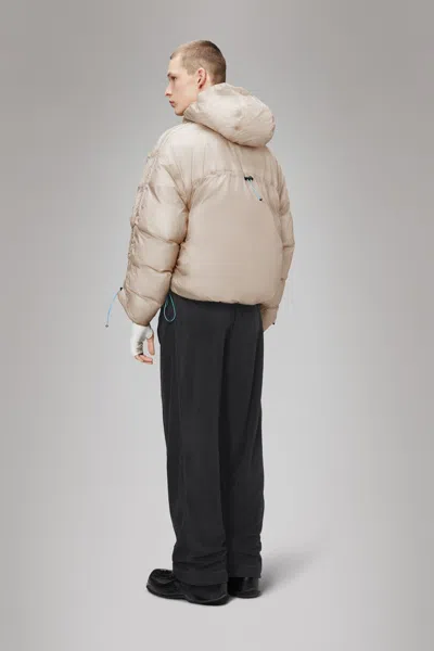 Rains Kevo Vision Puffer Jacket In Dune