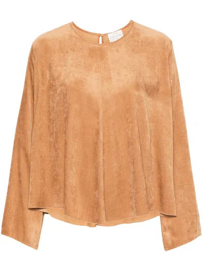 Forte Forte Corduroy Round-neck Blouse