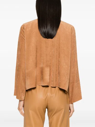 Shop Forte Forte Strong Matte Corduroi Long Sleeves Top