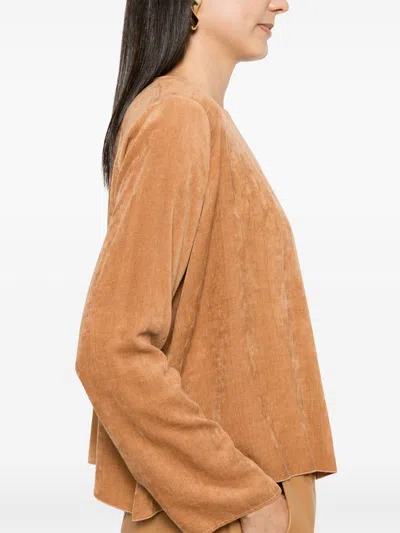 Forte Forte Corduroy Round-neck Blouse