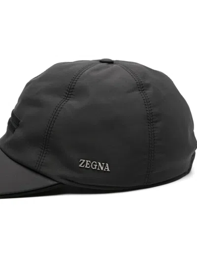 Shop Zegna Technical Nylon Baseball Cap