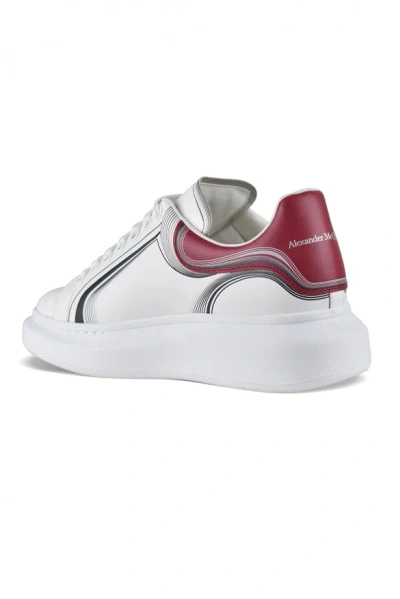 Alexander Mcqueen Leather Oversized Sneakers In White
