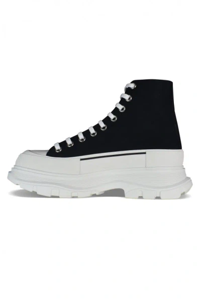 Alexander Mcqueen Alexander Mc Queen Tread Slick Ankle Boots In Black