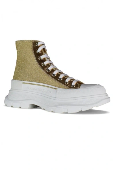 Alexander Mcqueen Sneakers Tread Slick In Yellow