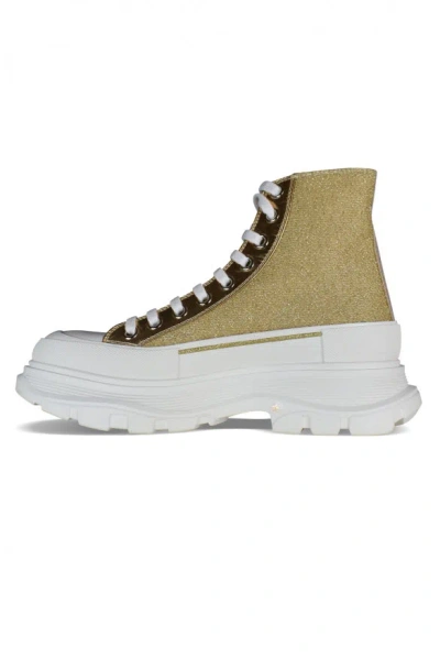 Alexander Mcqueen Sneakers Tread Slick In Yellow