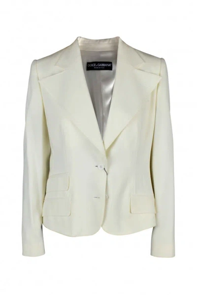 Dolce & Gabbana Dolce&gabbana Women Blazer In White
