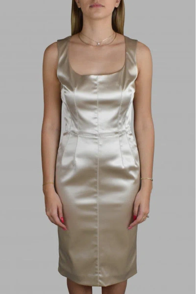 Dolce & Gabbana Dress In Gold