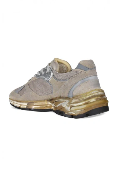 Golden Goose Deluxe Brand Men Running Dad Sneakers In Cream