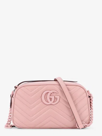 Shop Gucci Woman  Woman Pink Shoulder Bags