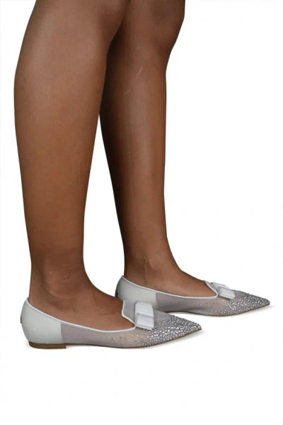 Jimmy Choo Ballerinas Gala In White