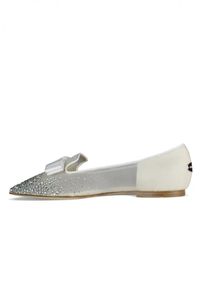 Jimmy Choo Ballerinas Gala In White