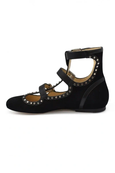 Jimmy Choo Hartley Ballet Flats In Black