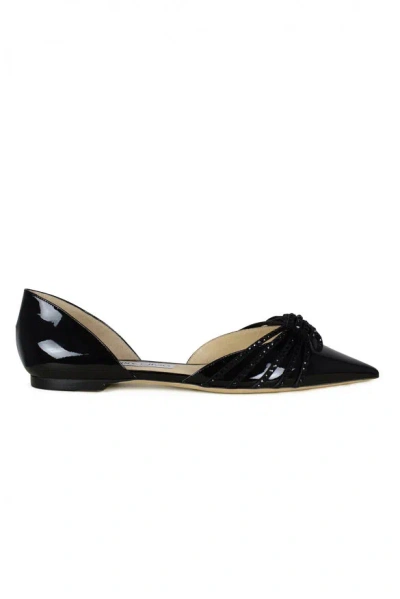 Jimmy Choo Kaitence Flat In Black