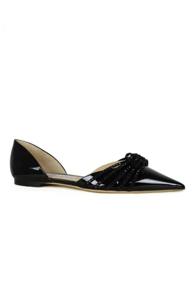 Jimmy Choo Kaitence Flat In Black