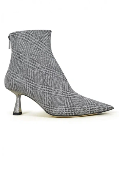 Jimmy Choo Kix 65 Boots In Silver