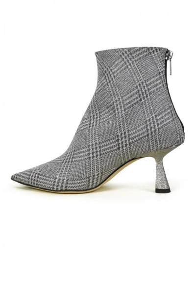 Jimmy Choo Kix 65 Boots In Silver