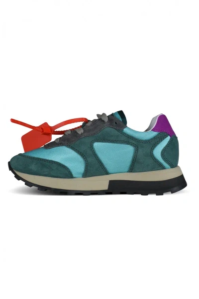 Off-white Green Arrow Runner Rubber Sneaker In Multicolor