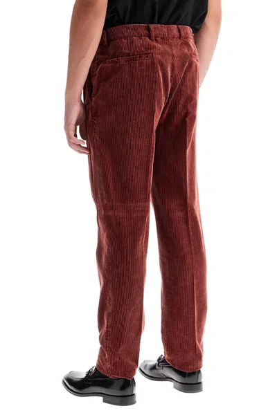 Shop Brunello Cucinelli Corduroy Leisure Fit Pants