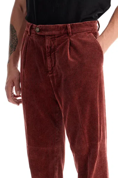 Shop Brunello Cucinelli Corduroy Leisure Fit Pants