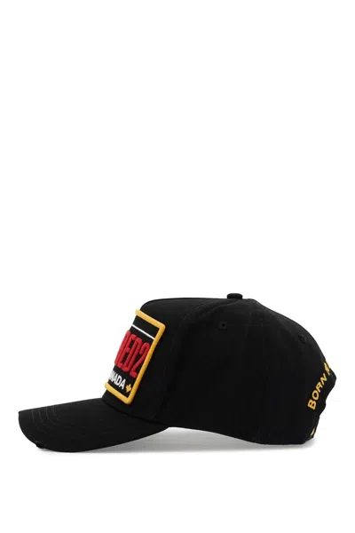 DSQUARED2 DSQUARED2 BASEBALL CAP WITH LOGO PATCH 