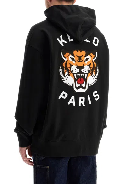 Shop Kenzo Lucky Tiger Hooded Sweatshirt