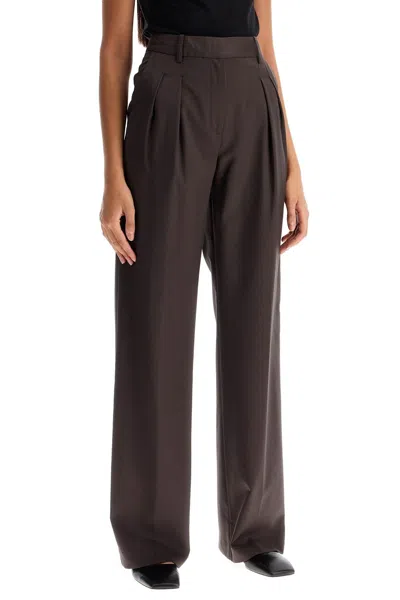 Shop Loulou Studio Double Pleat Trousers